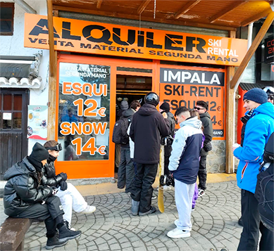 Exterior de Impala Ski Rent